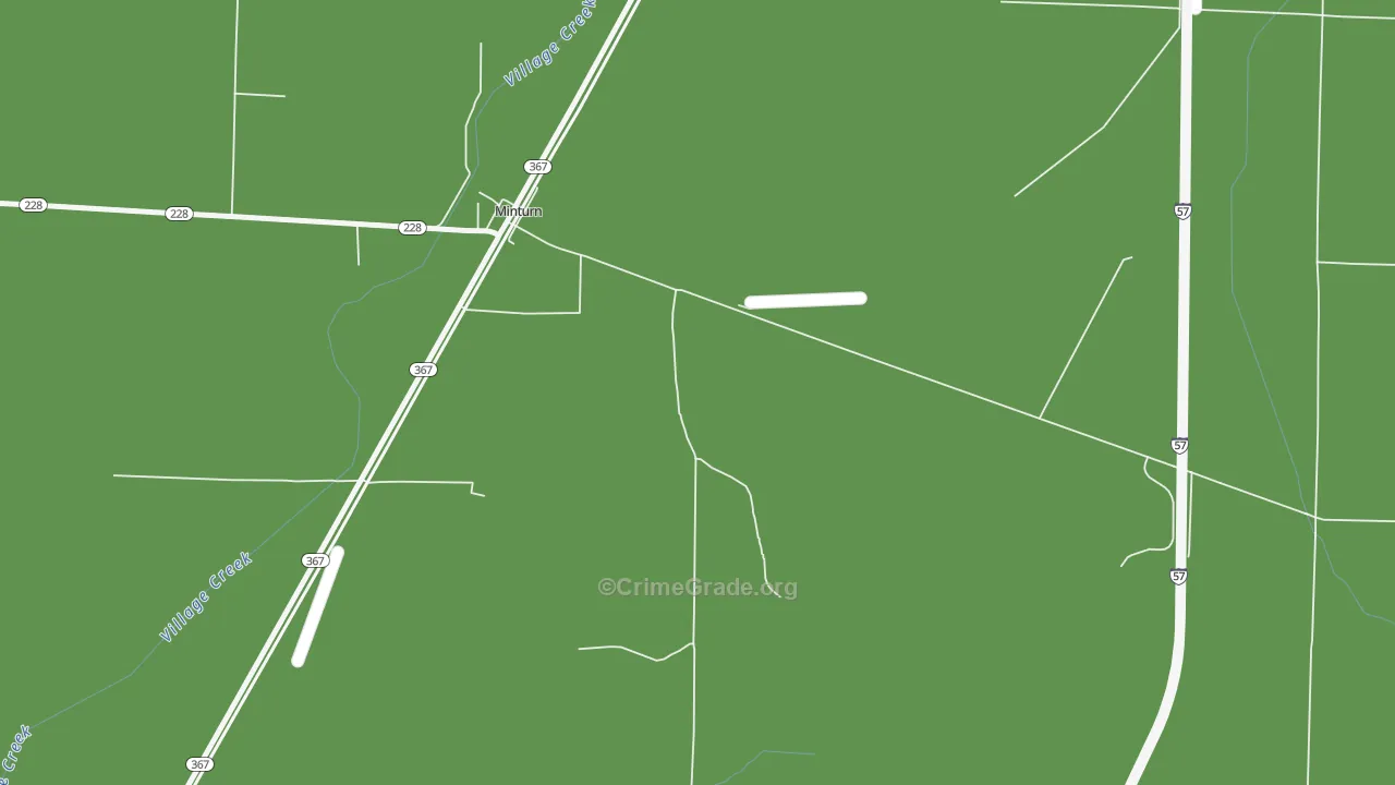 72445, AR Map of Vehicle Theft Rates