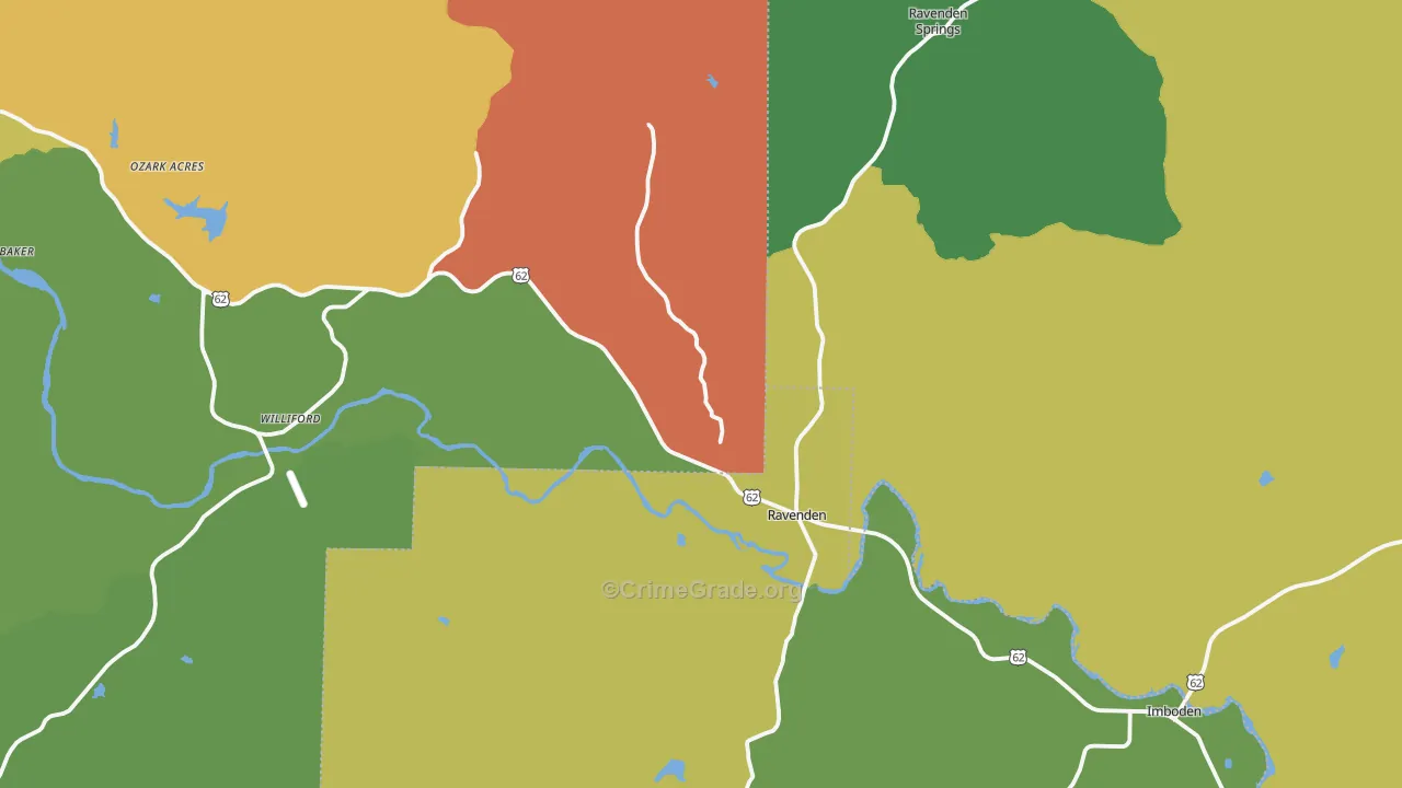 72459, AR Map of Vehicle Theft Rates