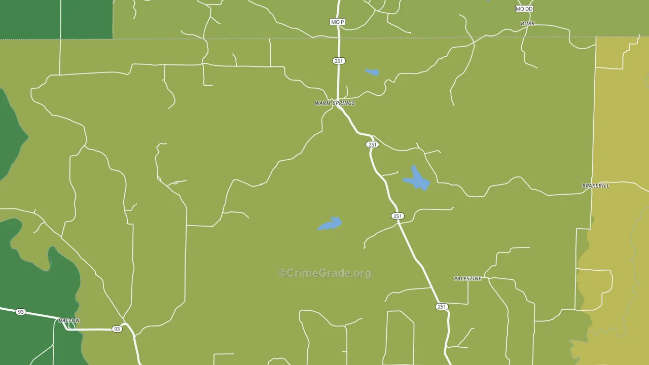 72478, AR Map of Vehicle Theft Rates