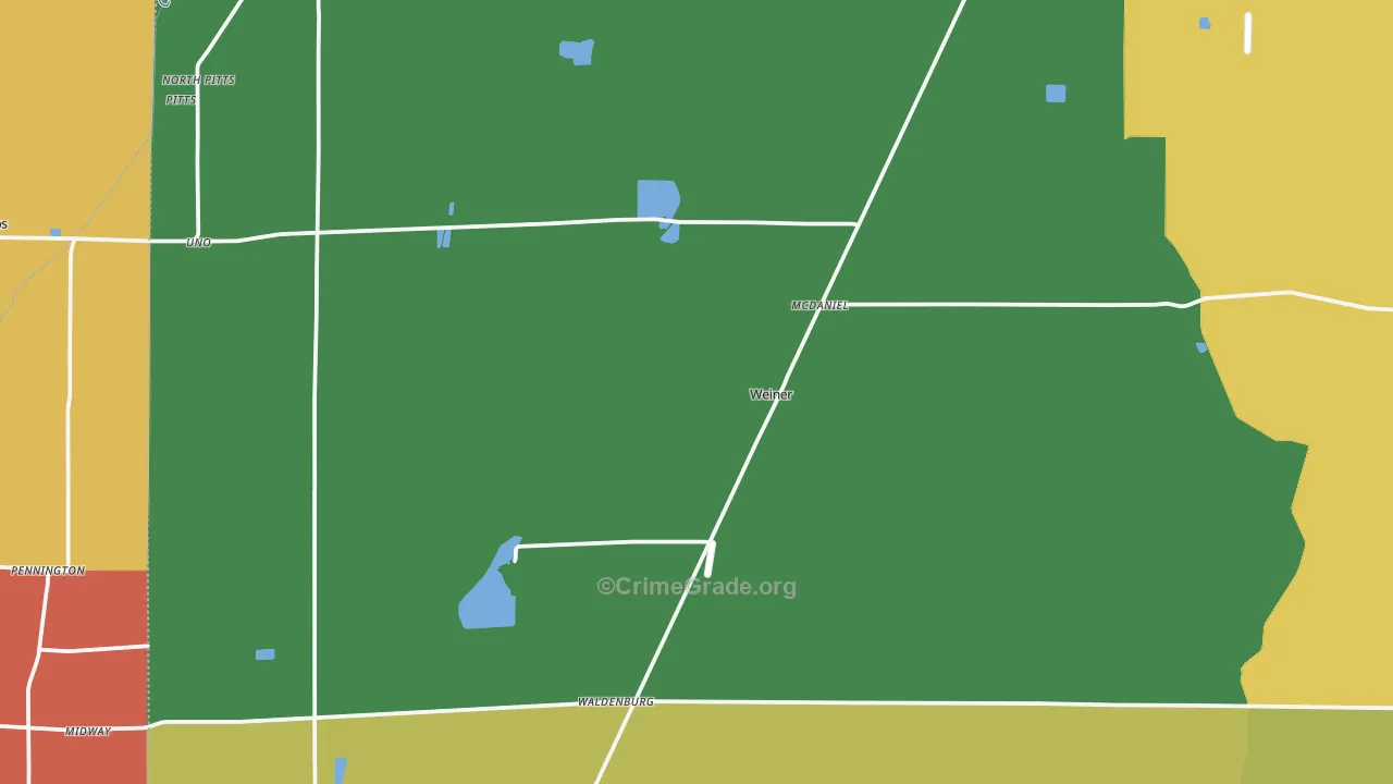 72479, AR Map of Vehicle Theft Rates