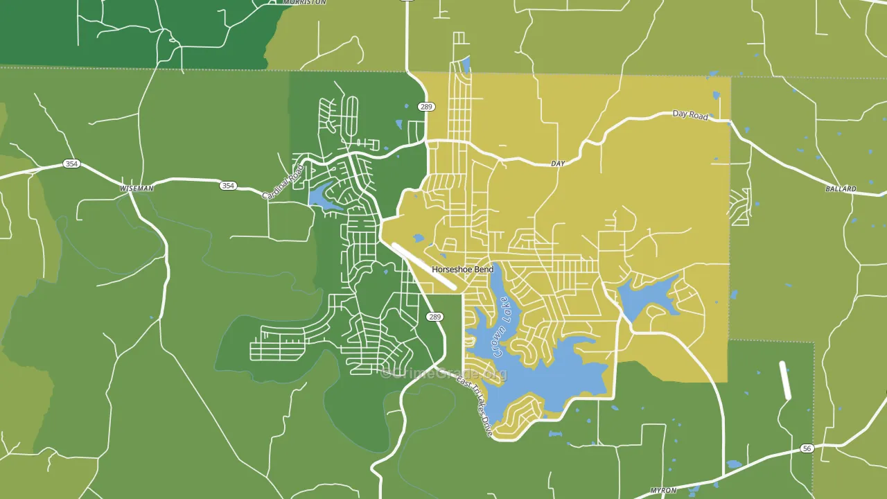 72512, AR Map of Vehicle Theft Rates