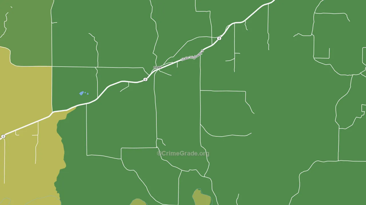 72520, AR Map of Vehicle Theft Rates