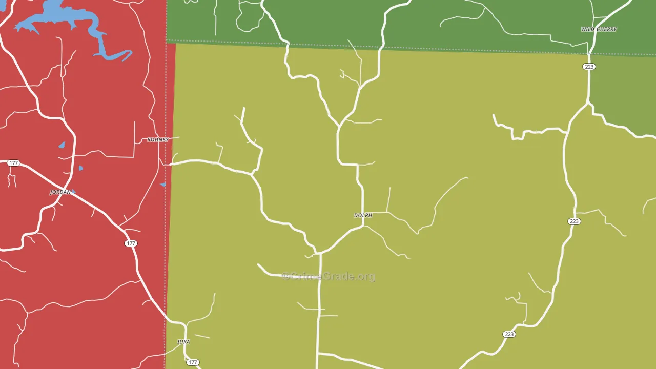 72528, AR Map of Vehicle Theft Rates
