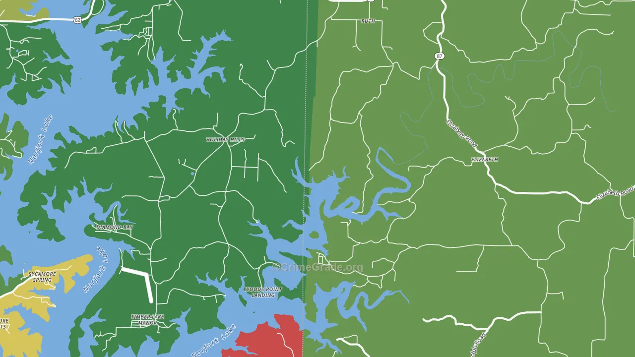 72531, AR Map of Vehicle Theft Rates