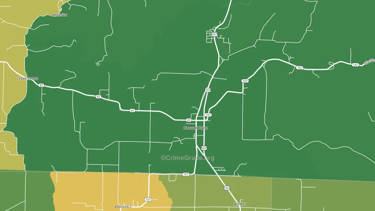 72568, AR Map of Vehicle Theft Rates