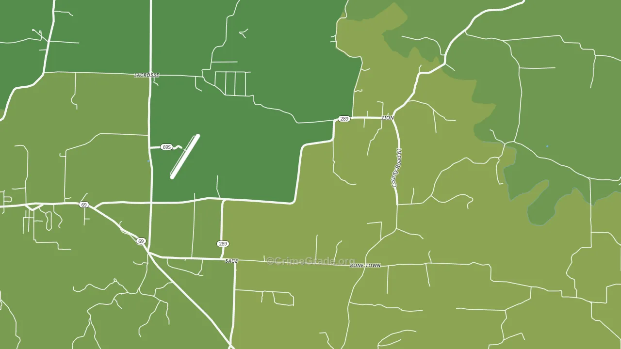 72573, AR Map of Vehicle Theft Rates