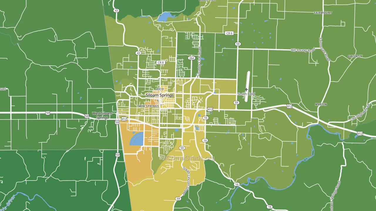 72761, AR Map of Vehicle Theft Rates