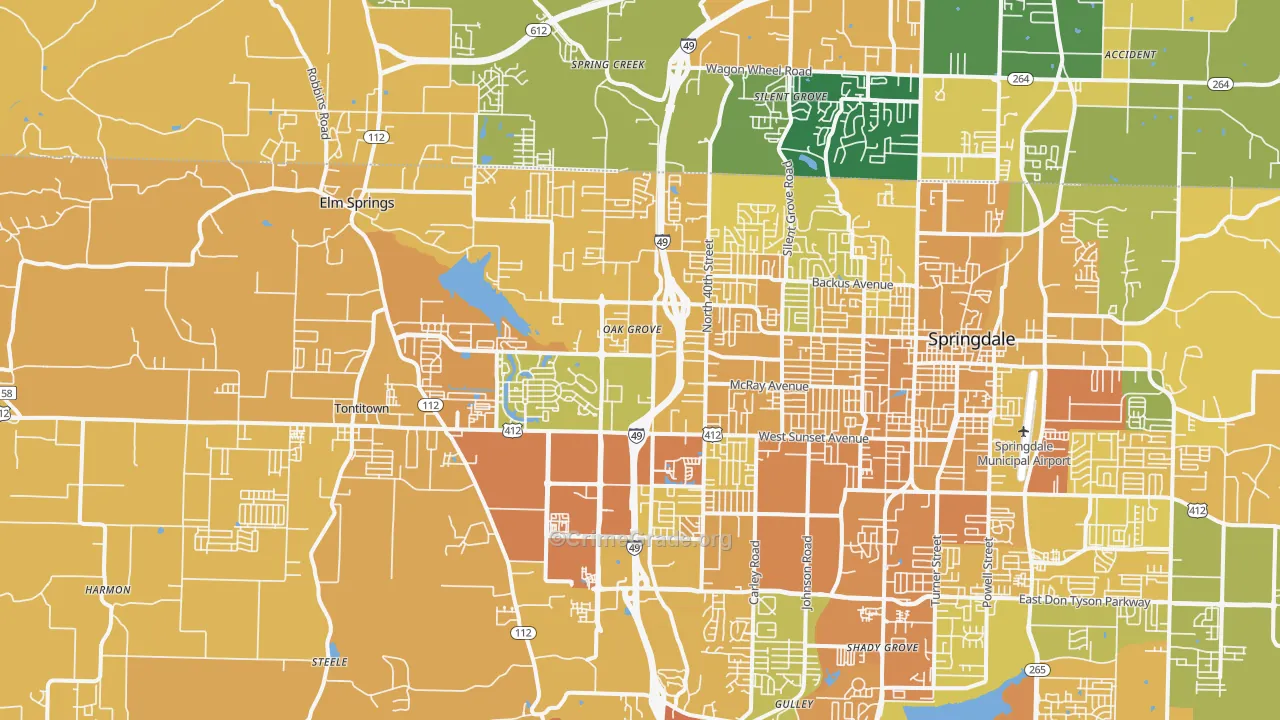 72762, AR Map of Vehicle Theft Rates
