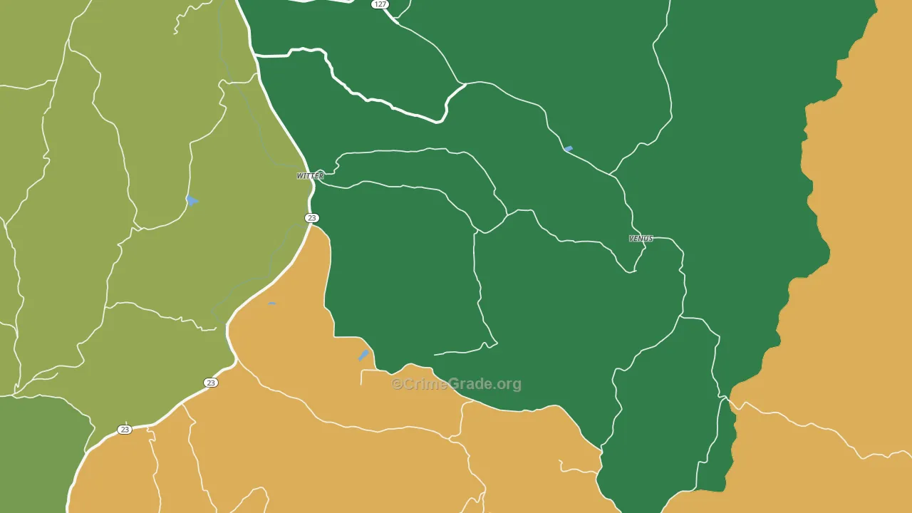 72776, AR Map of Vehicle Theft Rates