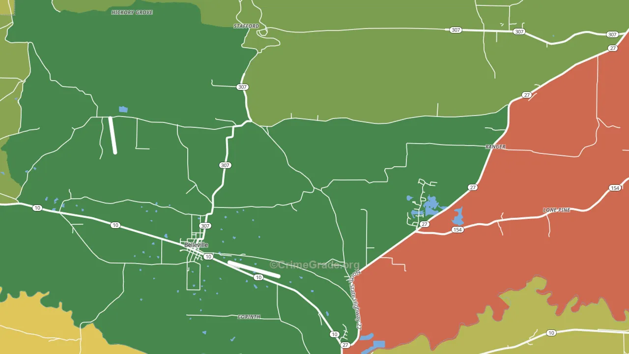 72824, AR Map of Vehicle Theft Rates