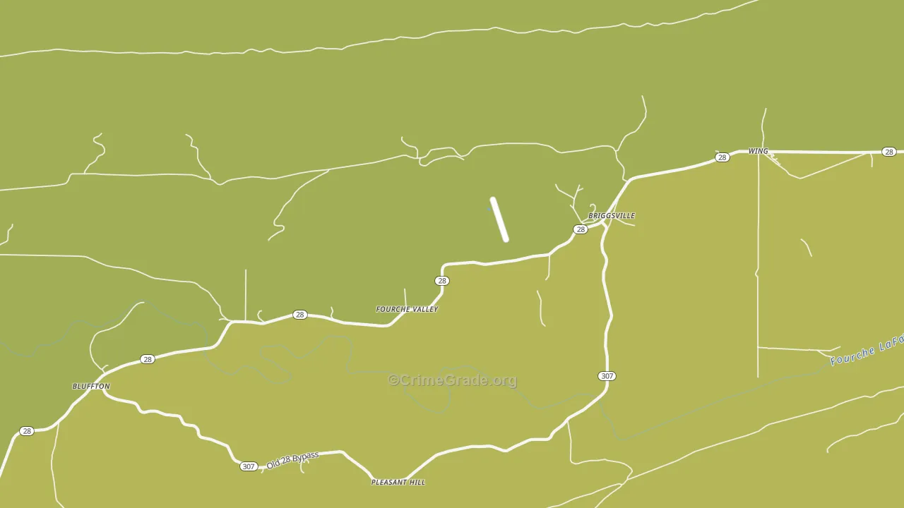 72828, AR Map of Vehicle Theft Rates