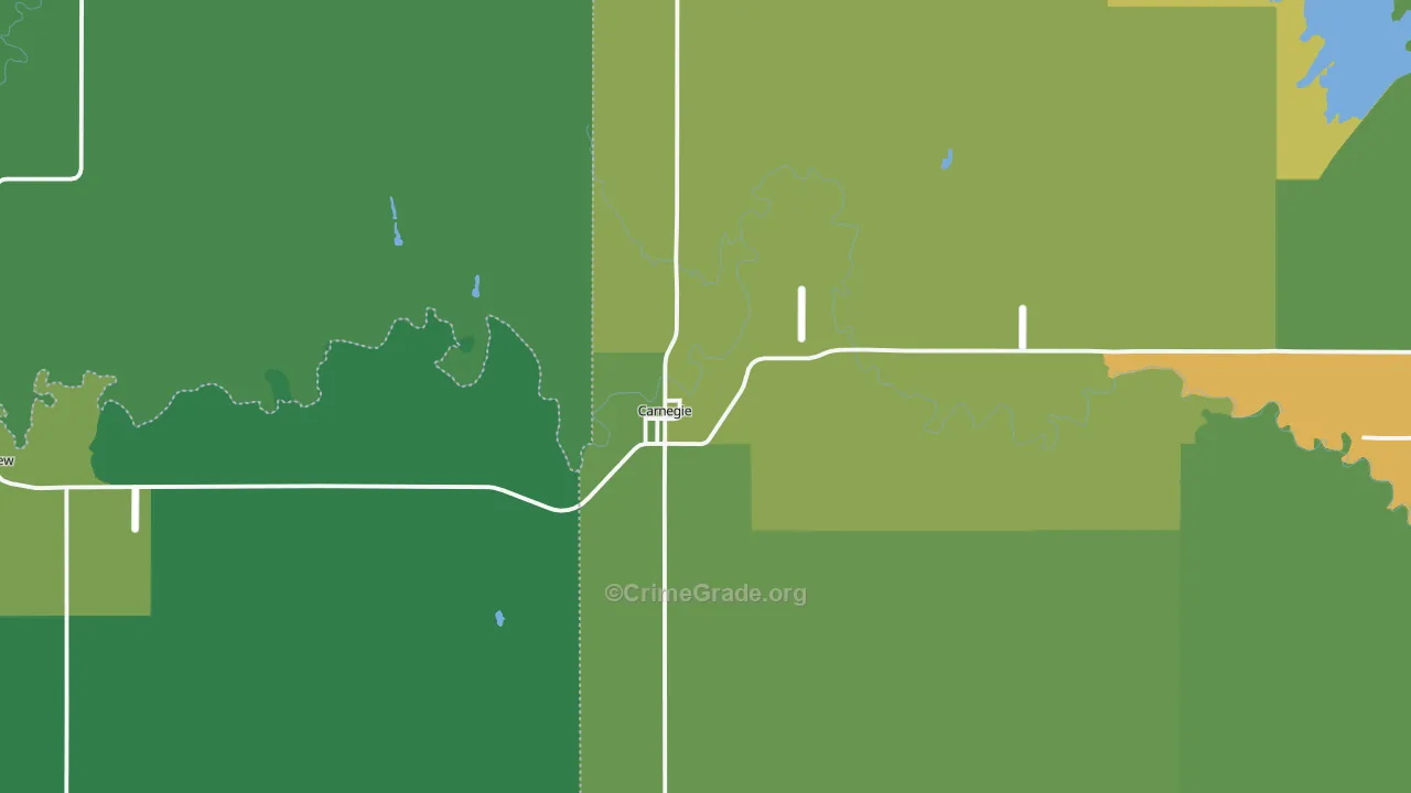73015, OK Map of Vehicle Theft Rates