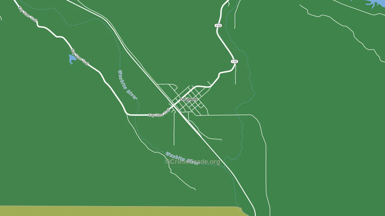 73032, OK Map of Vehicle Theft Rates