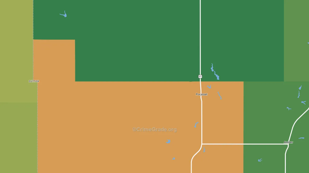 73079, OK Map of Vehicle Theft Rates