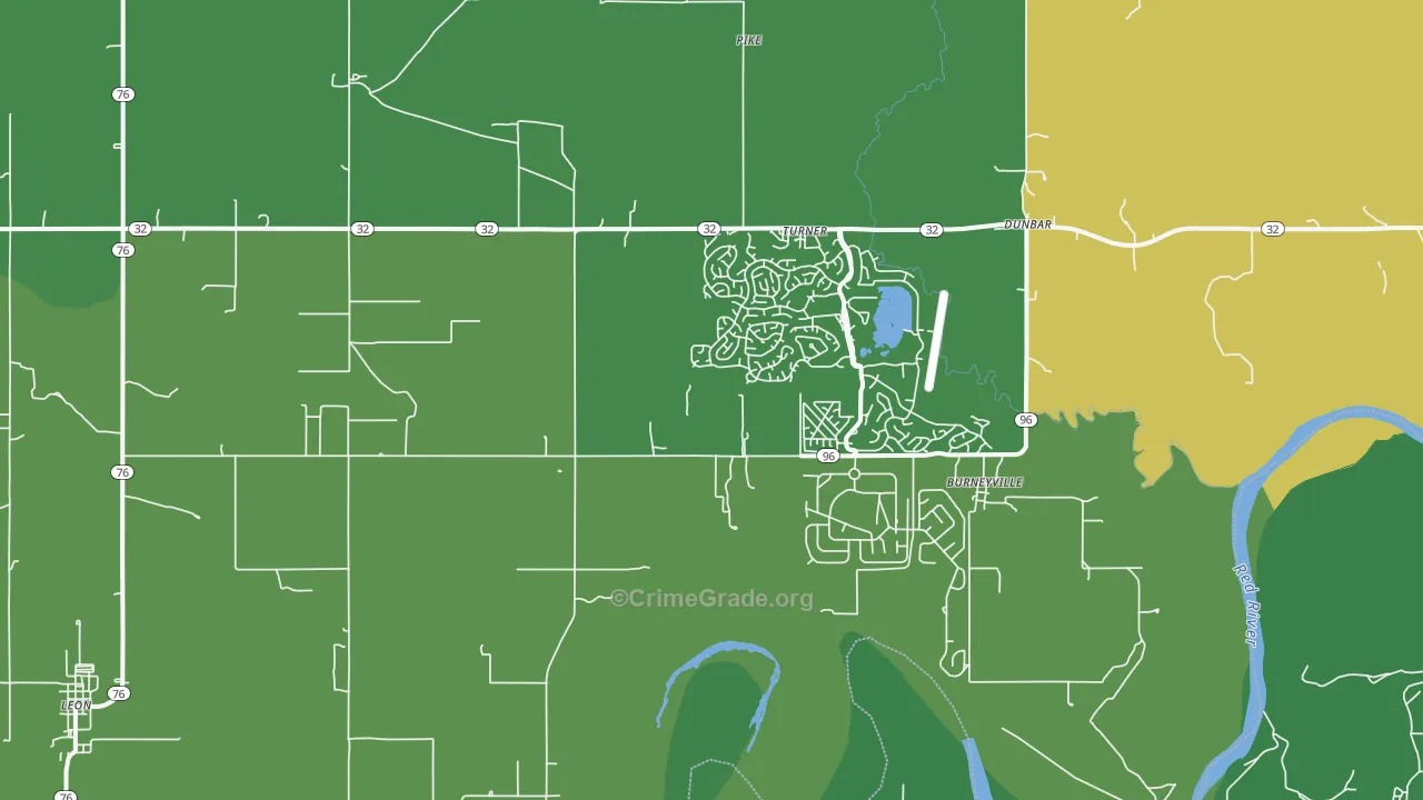 73430, OK Map of Vehicle Theft Rates