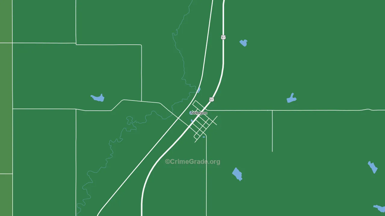 73520, OK Map of Vehicle Theft Rates