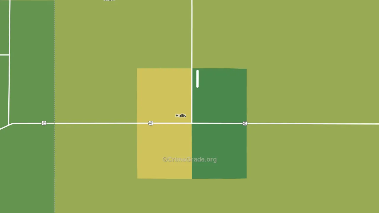 73550, OK Map of Vehicle Theft Rates