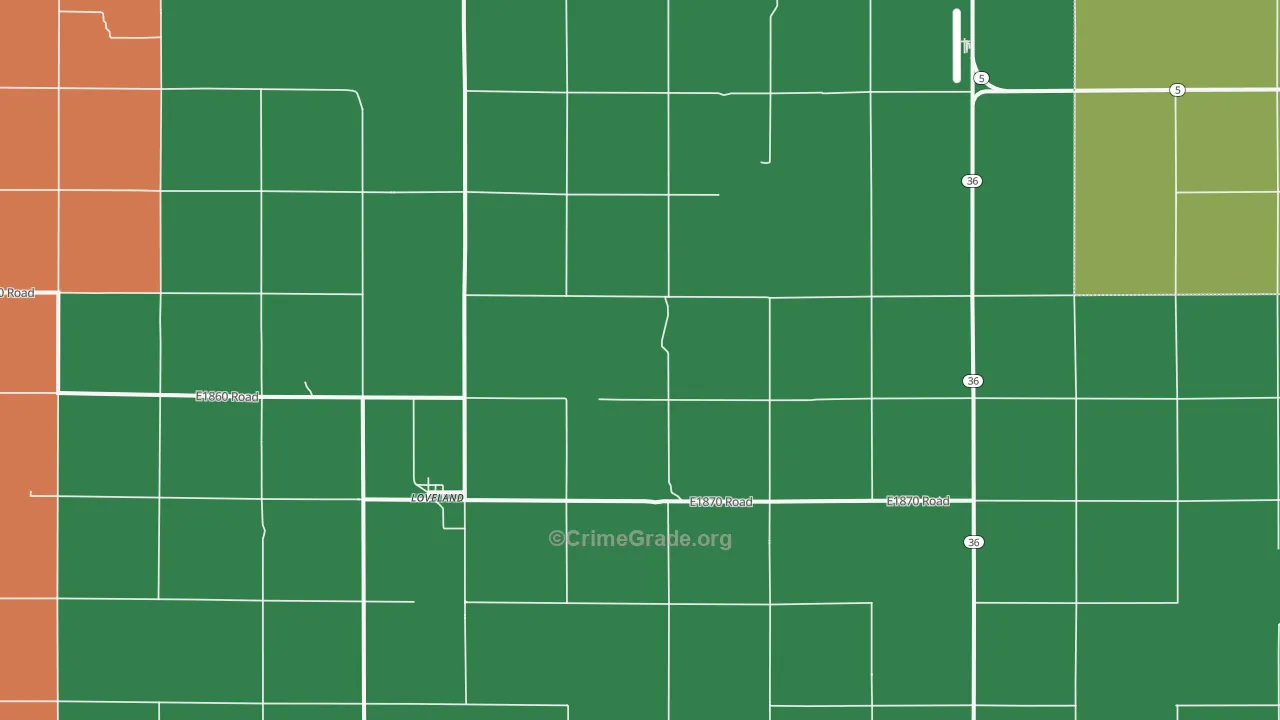 73553, OK Map of Vehicle Theft Rates
