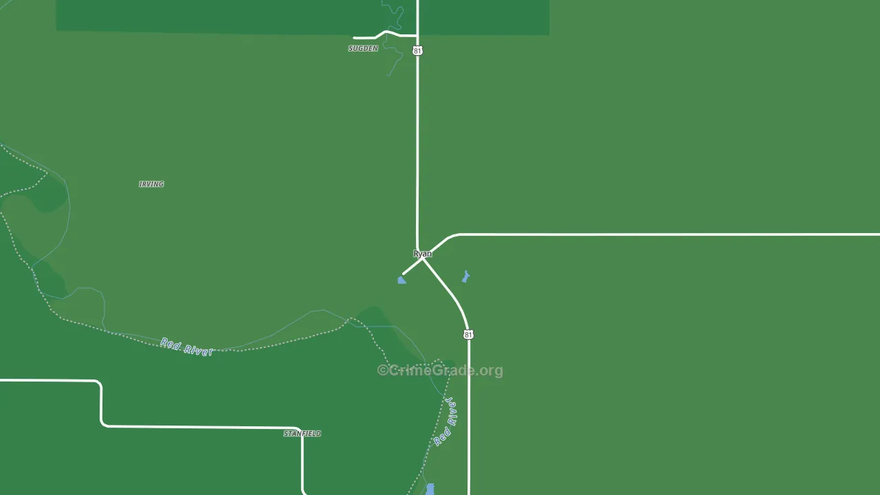 73565, OK Map of Vehicle Theft Rates