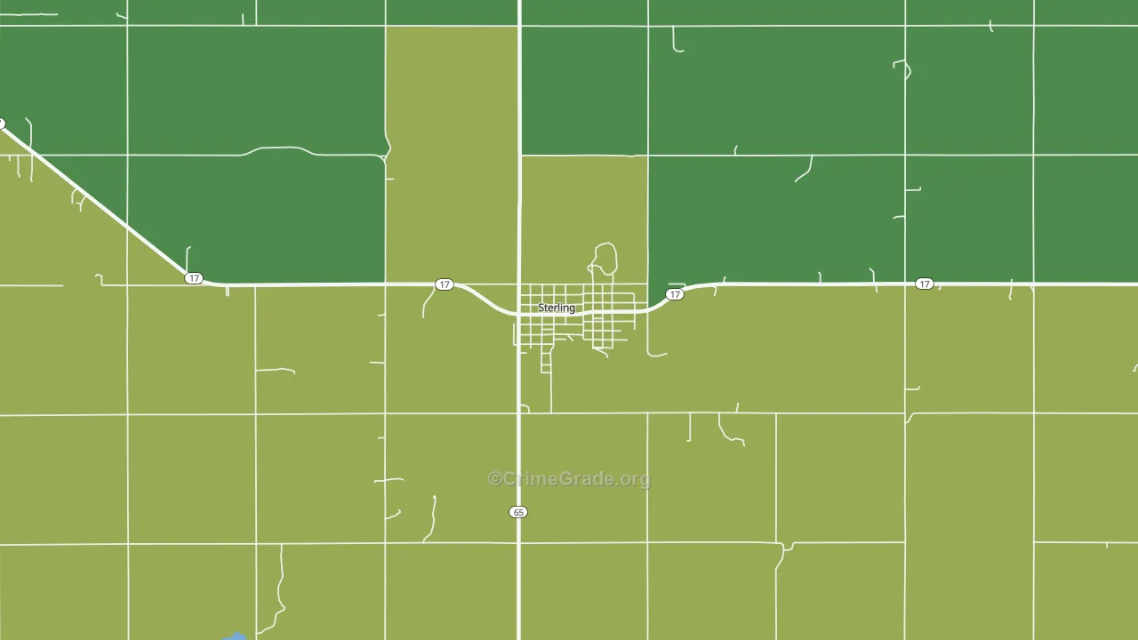 73567, OK Map of Vehicle Theft Rates