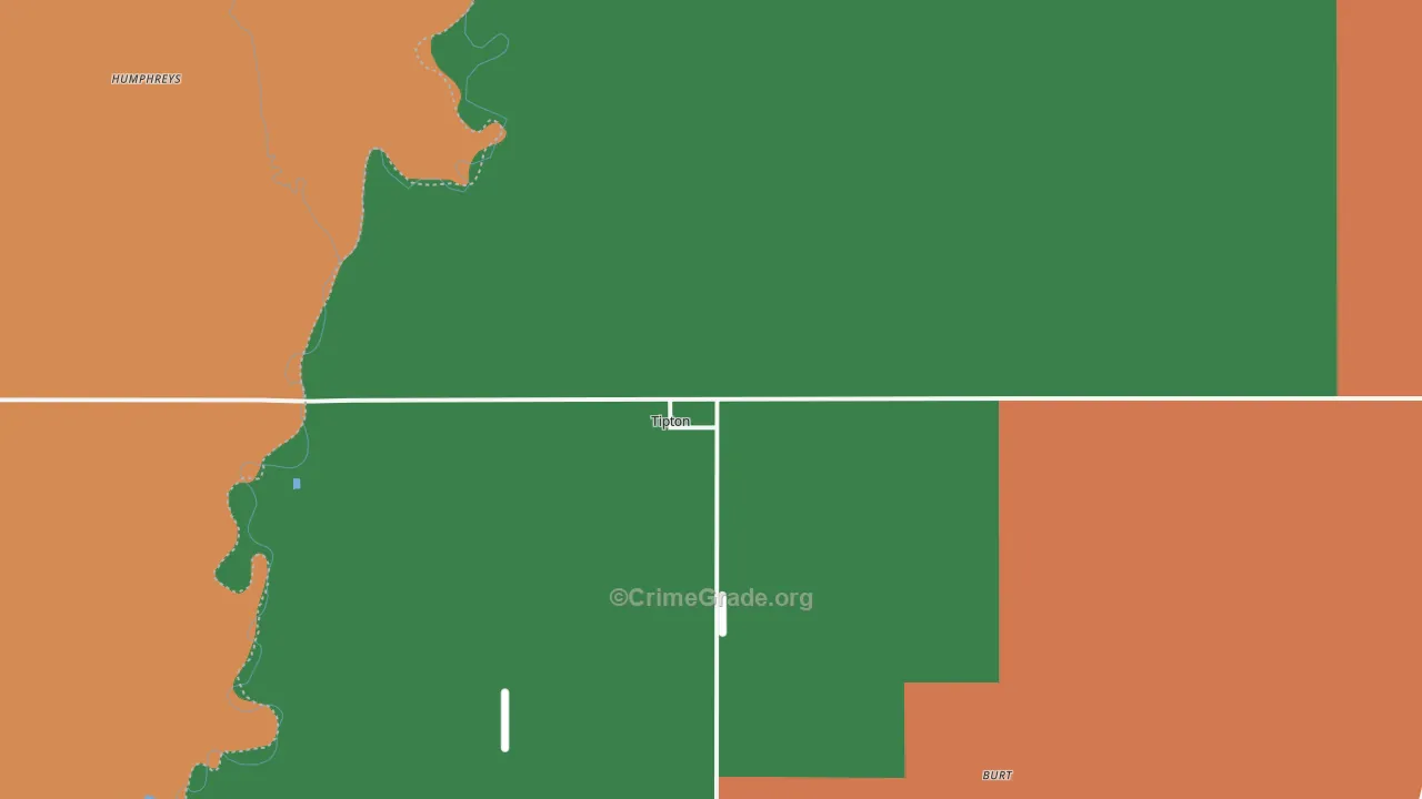 73570, OK Map of Vehicle Theft Rates
