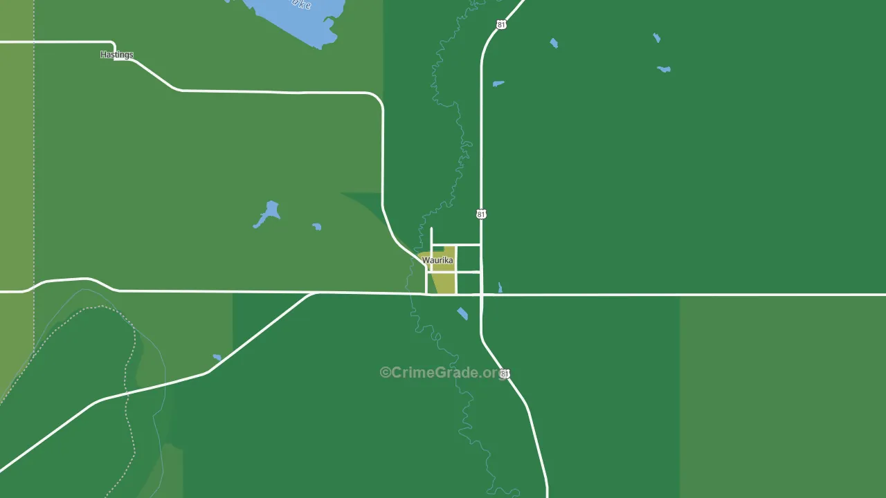 73573, OK Map of Vehicle Theft Rates