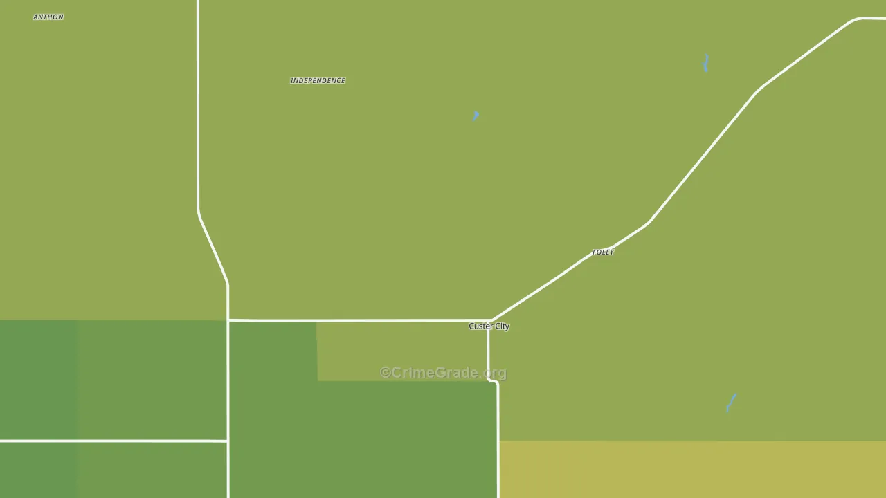 73639, OK Map of Vehicle Theft Rates