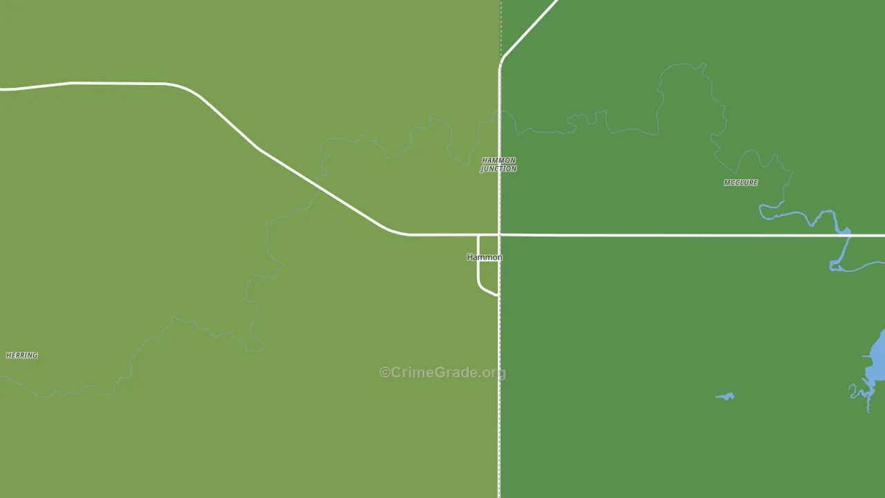 73650, OK Map of Vehicle Theft Rates