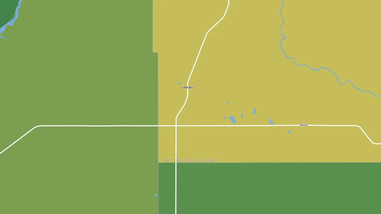 73654, OK Map of Vehicle Theft Rates