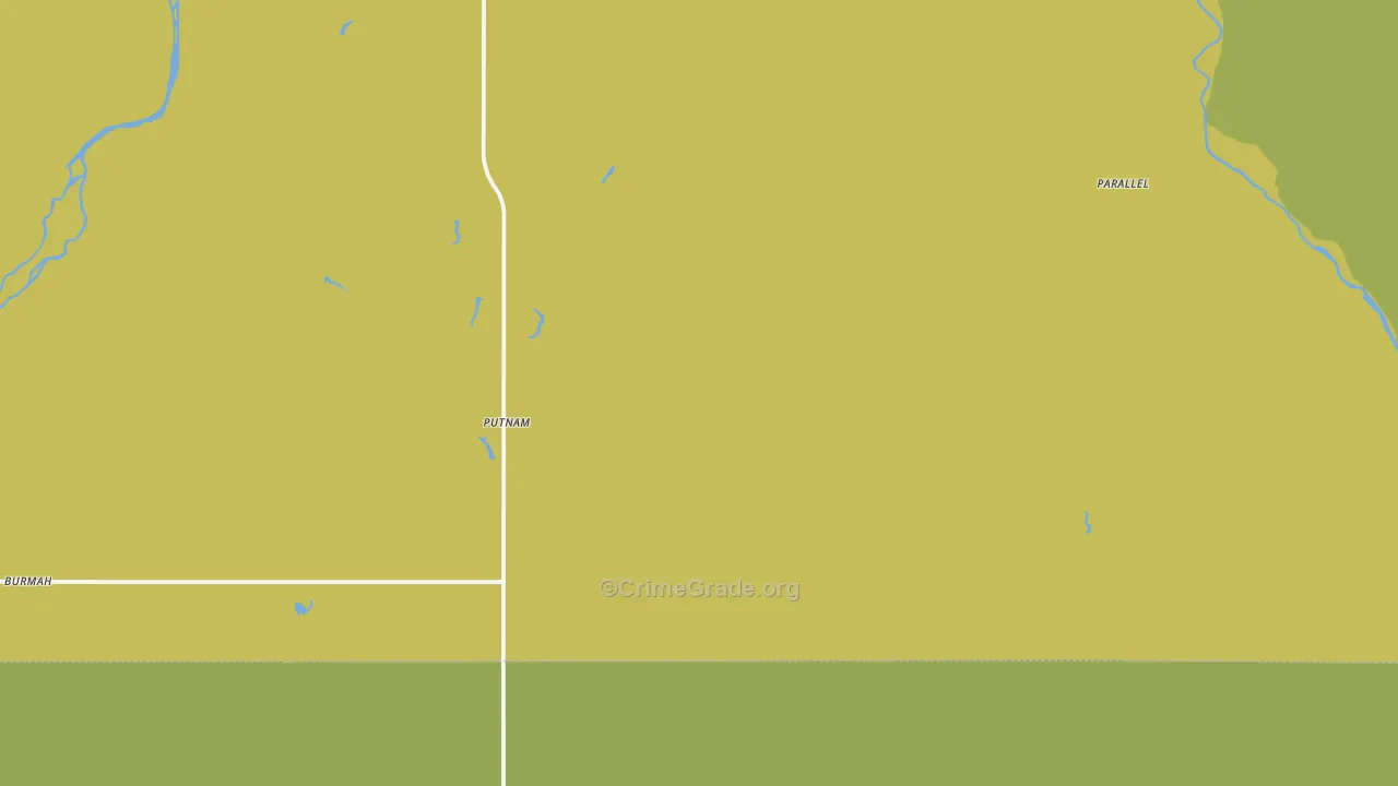 73659, OK Map of Vehicle Theft Rates