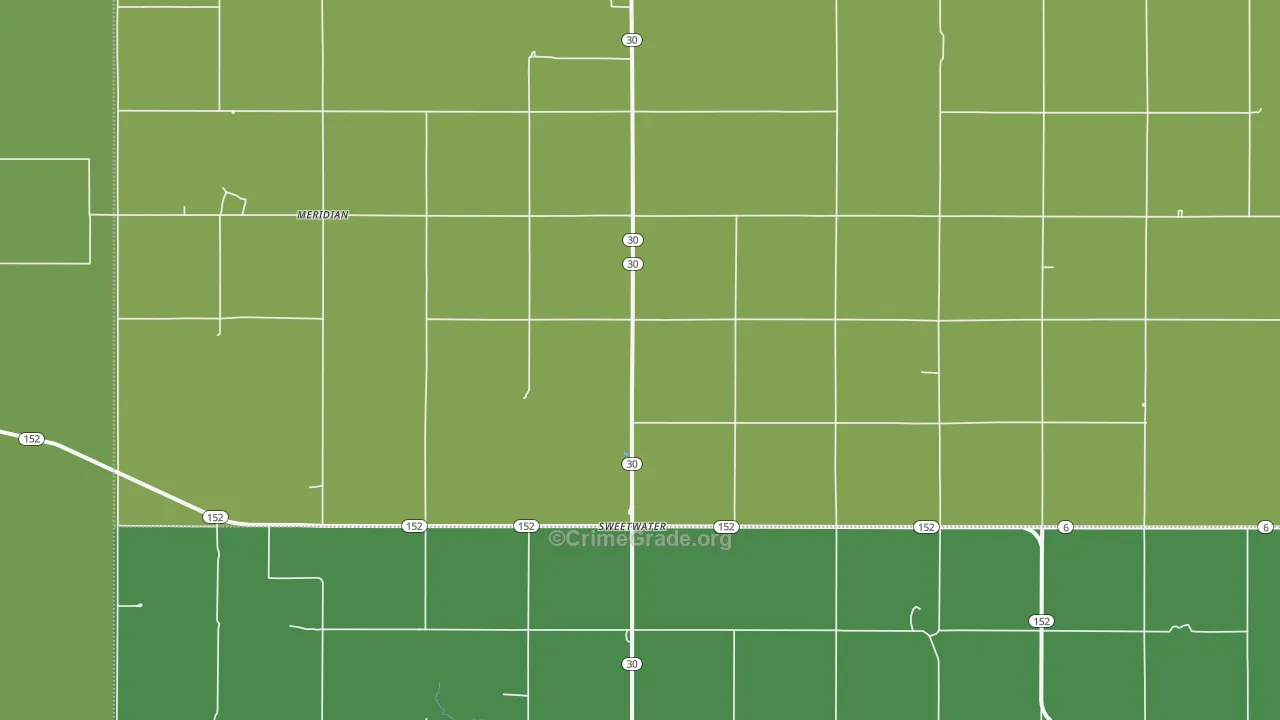 73666, OK Map of Vehicle Theft Rates