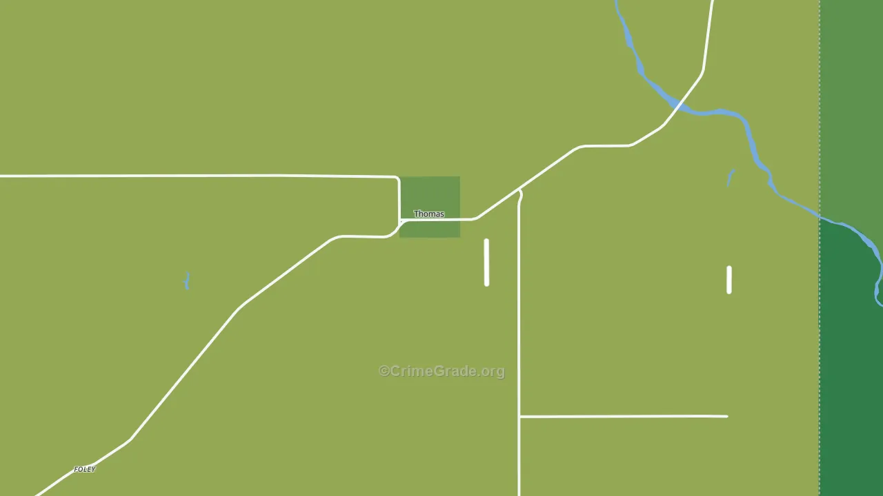 73669, OK Map of Vehicle Theft Rates
