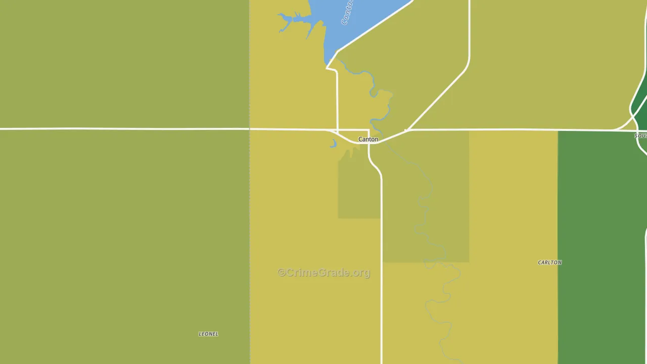 73724, OK Map of Vehicle Theft Rates
