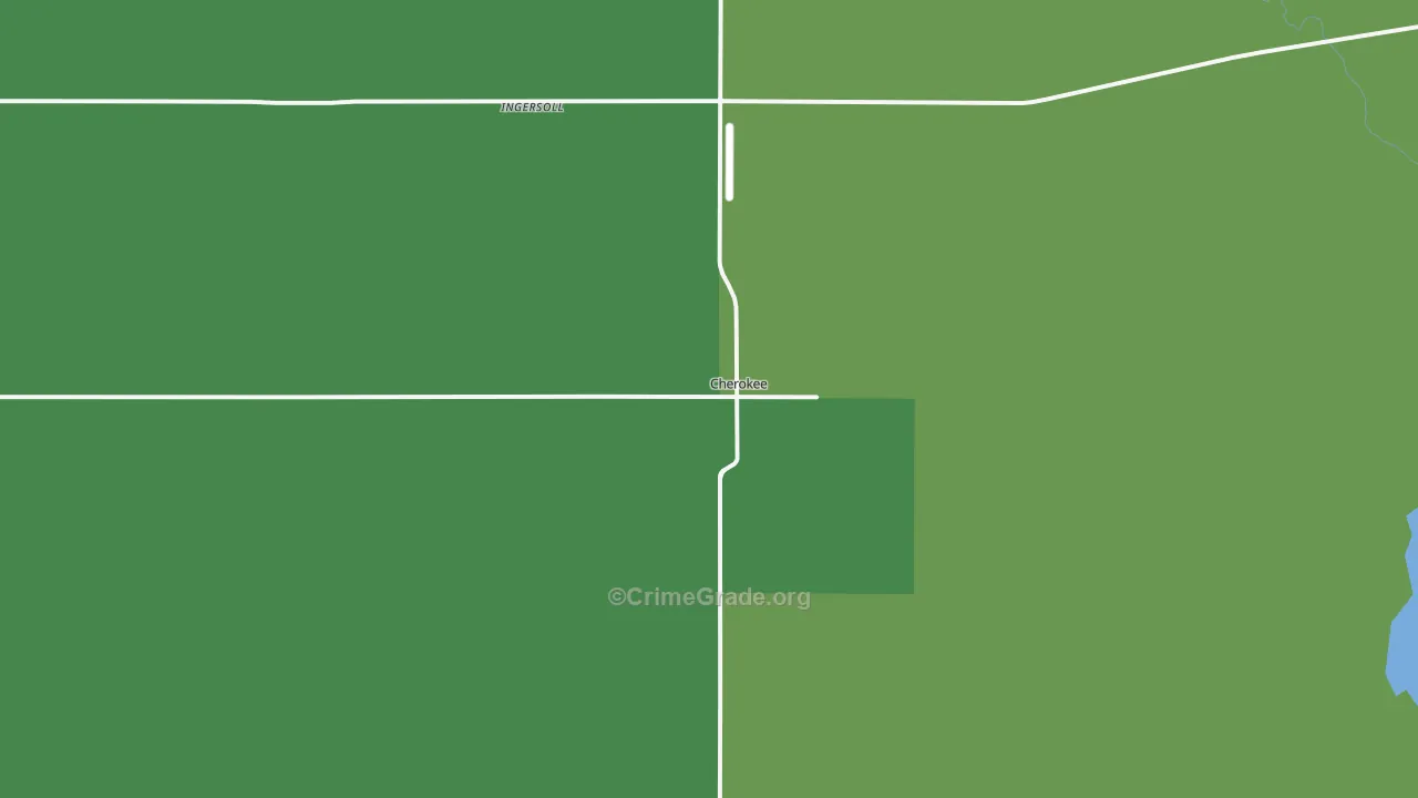 73728, OK Map of Vehicle Theft Rates