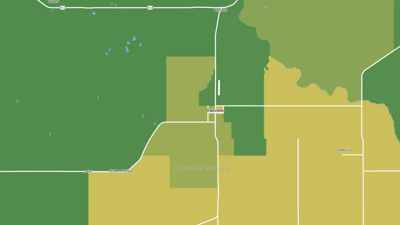 73737, OK Map of Vehicle Theft Rates