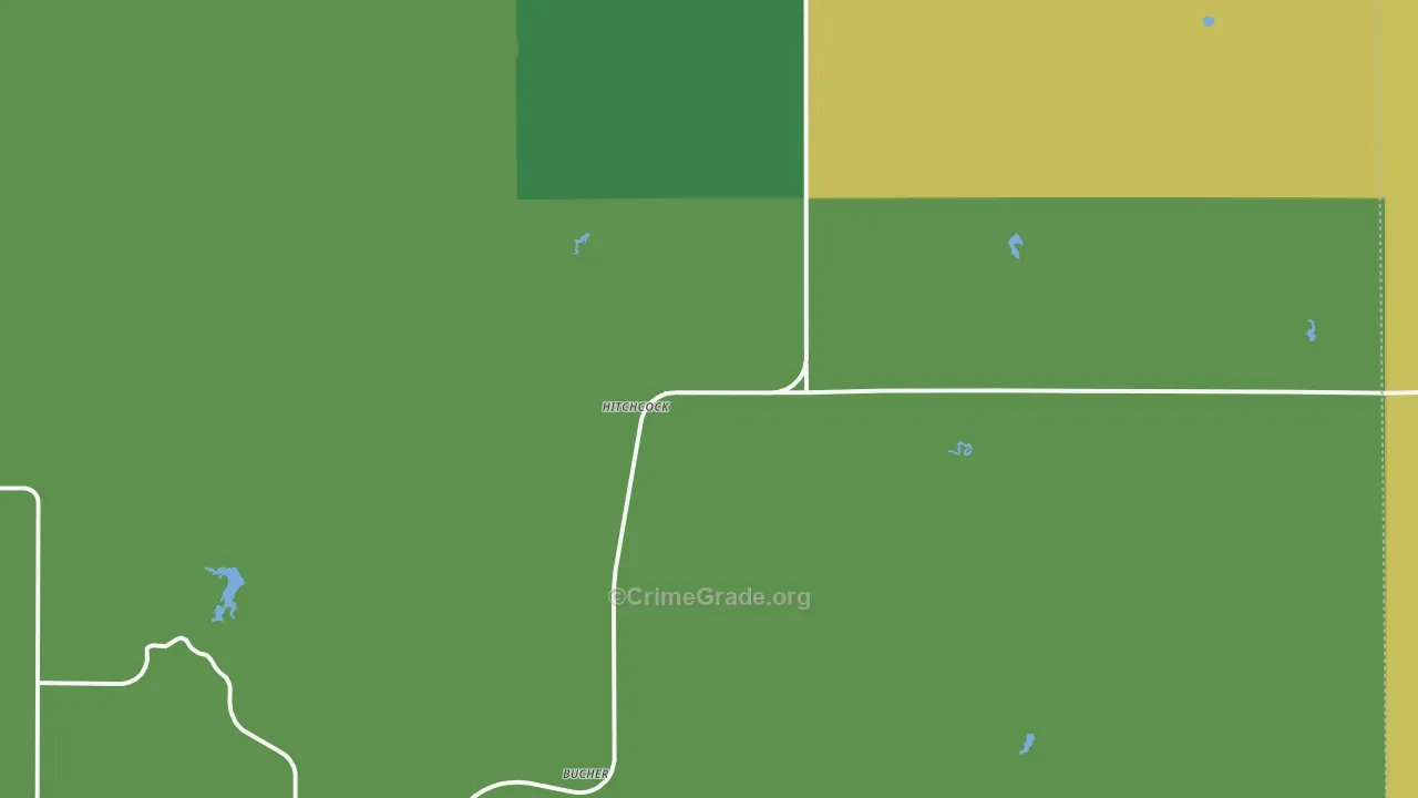 73744, OK Map of Vehicle Theft Rates