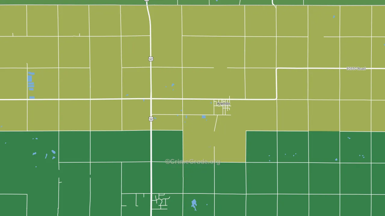 73753, OK Map of Vehicle Theft Rates