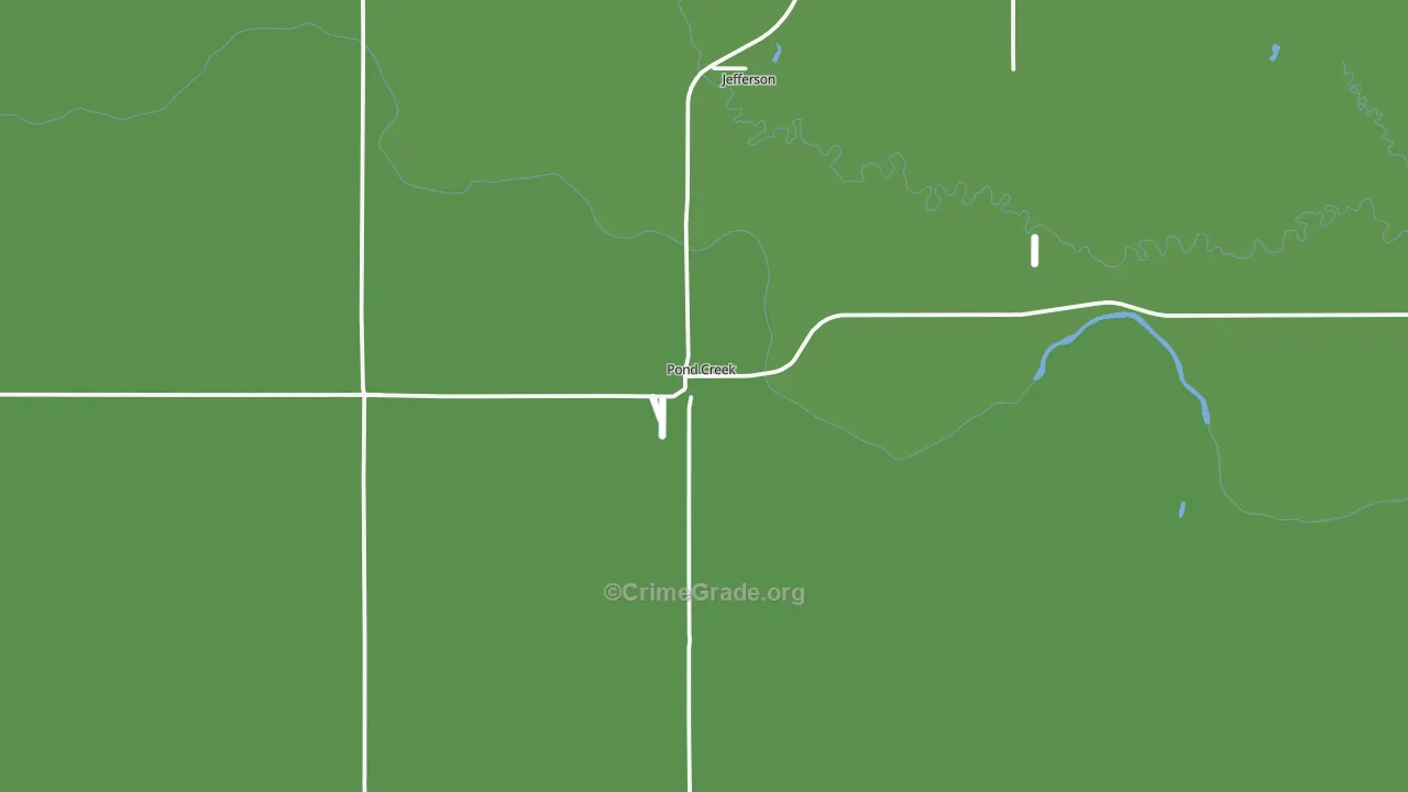 73766, OK Map of Vehicle Theft Rates
