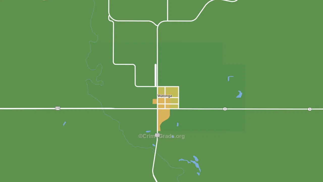73772, OK Map of Vehicle Theft Rates