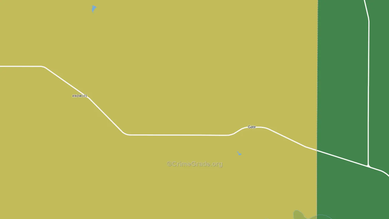 73844, OK Map of Vehicle Theft Rates