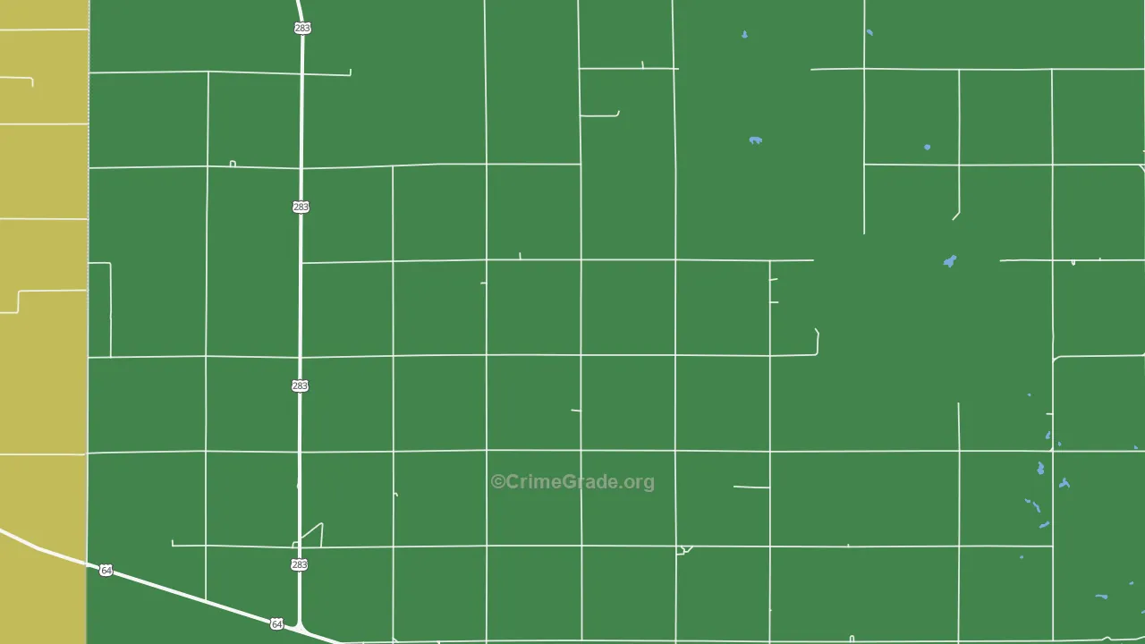 73855, OK Map of Vehicle Theft Rates