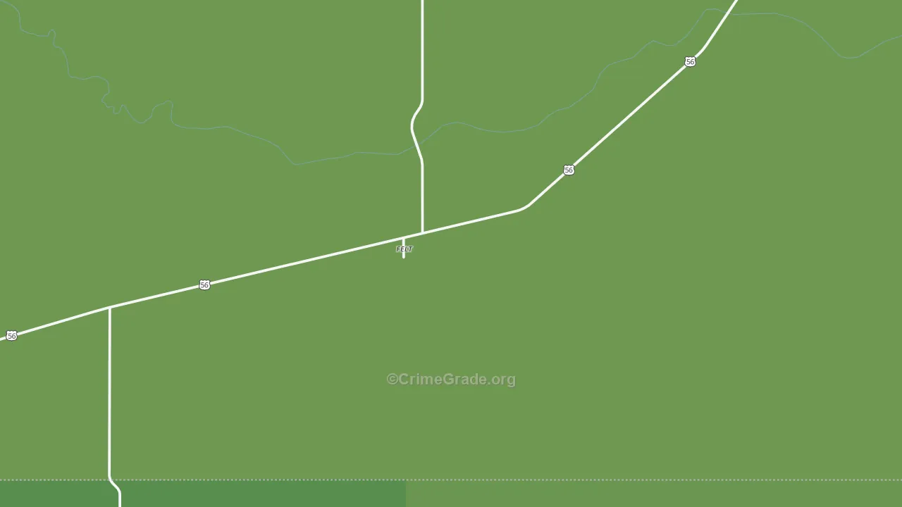 73937, OK Map of Vehicle Theft Rates
