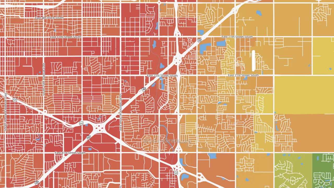 74129, OK Map of Vehicle Theft Rates