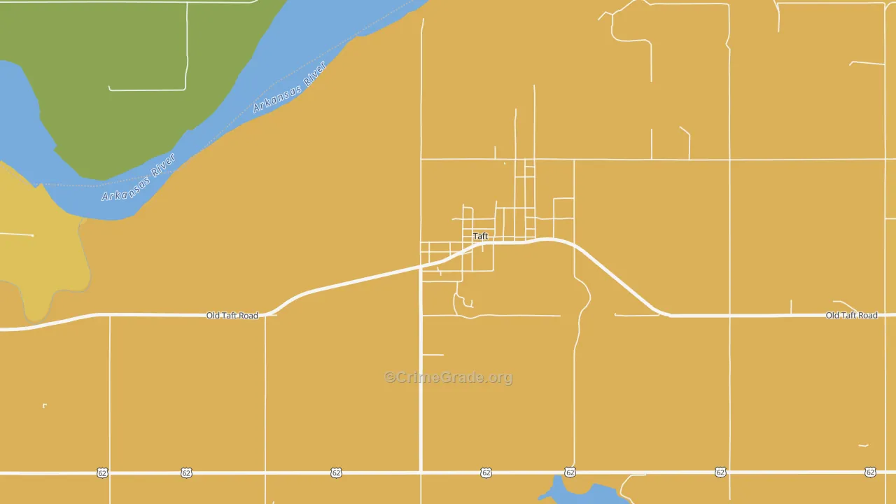 74463, OK Map of Vehicle Theft Rates