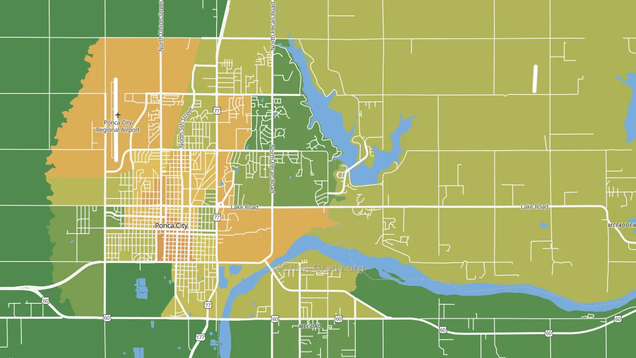 74604, OK Map of Vehicle Theft Rates