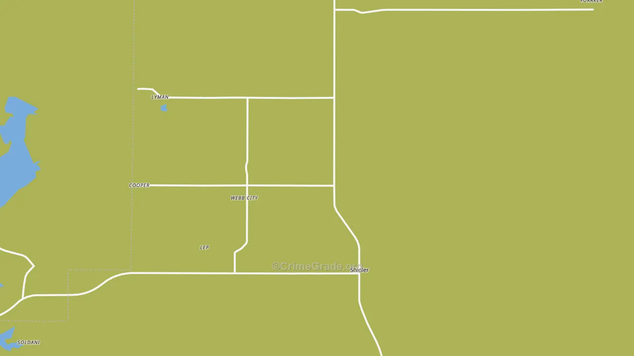 74652, OK Map of Vehicle Theft Rates