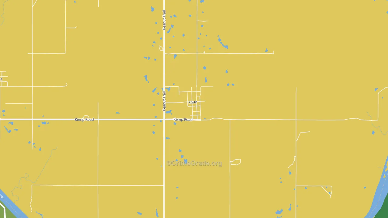 74747, OK Map of Vehicle Theft Rates