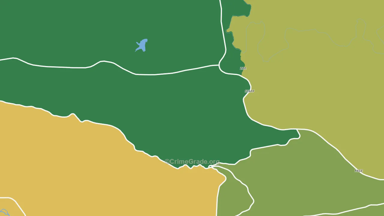 74939, OK Map of Vehicle Theft Rates