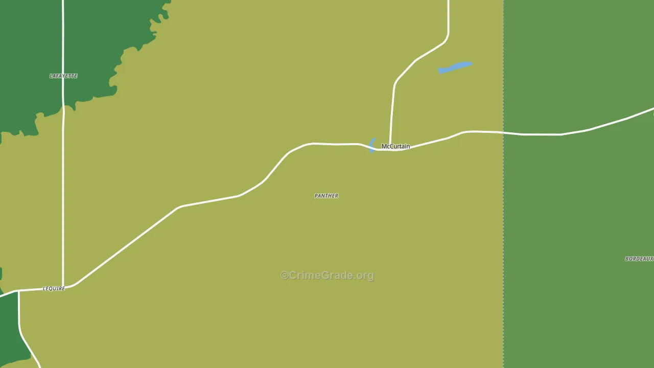 74944, OK Map of Vehicle Theft Rates
