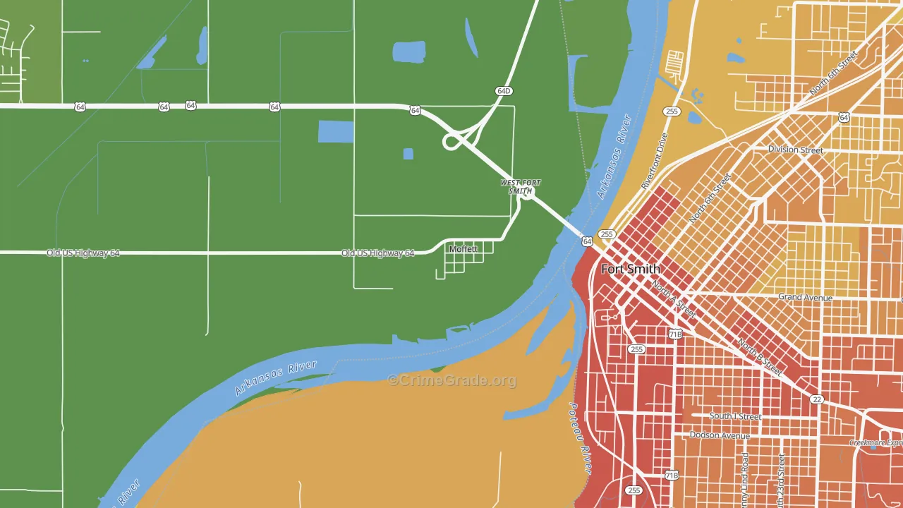 74946, OK Map of Vehicle Theft Rates